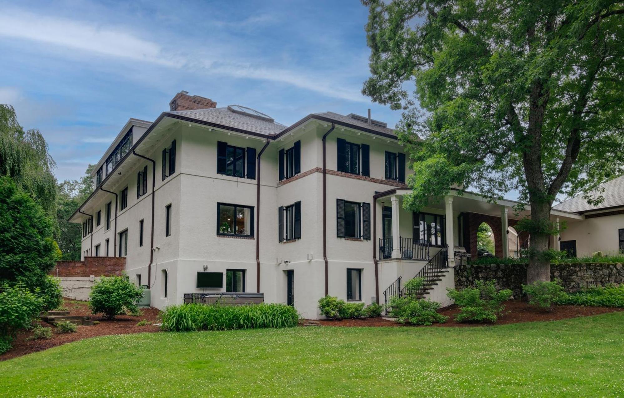Boston Mansion Heated Pool Fire Pit Tennis Needham Exterior photo