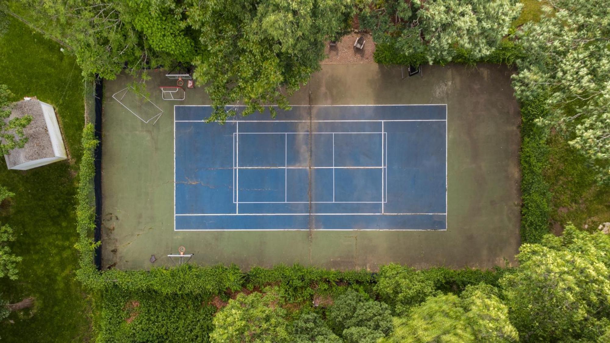 Boston Mansion Heated Pool Fire Pit Tennis Needham Exterior photo