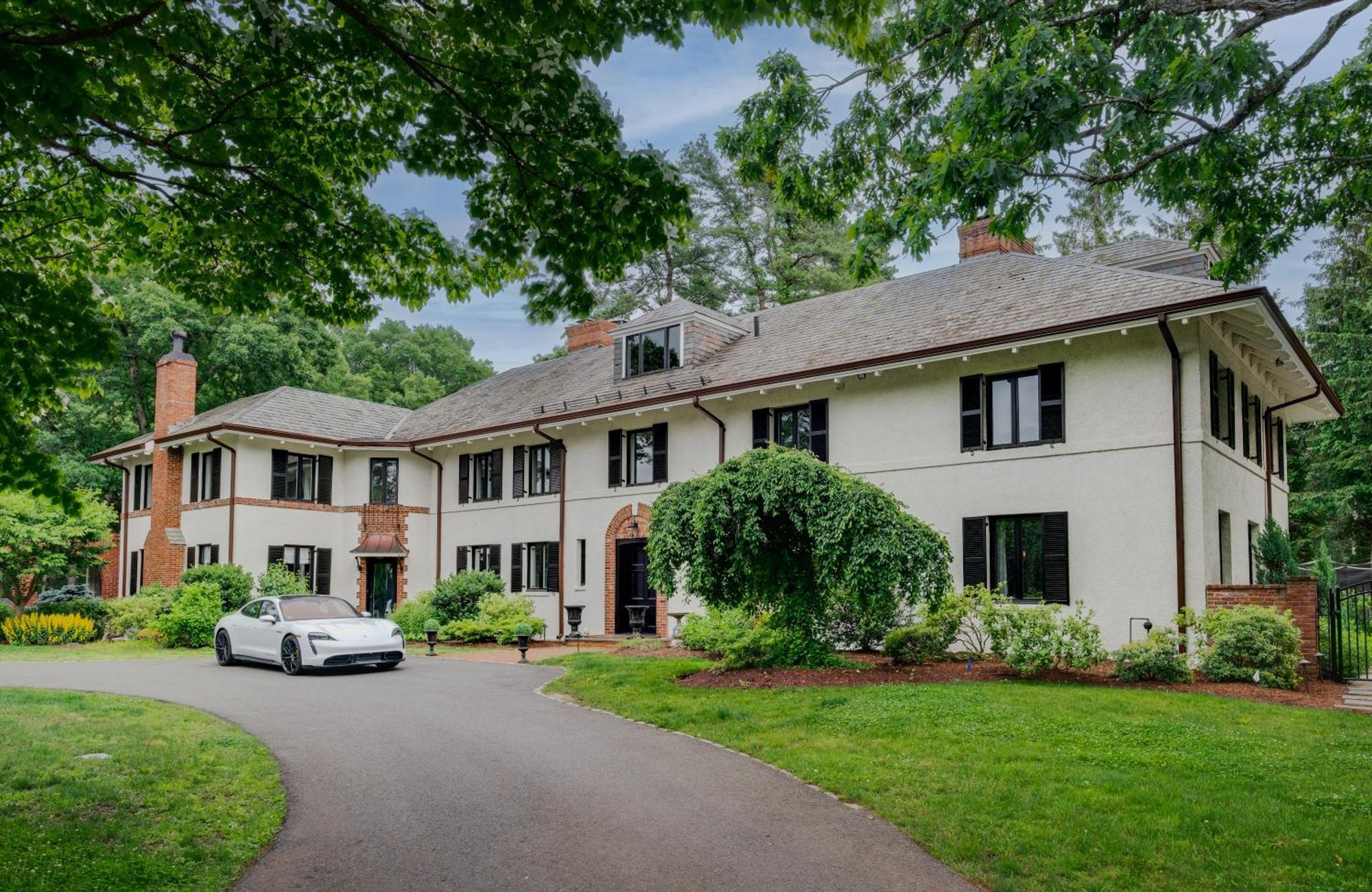Boston Mansion Heated Pool Fire Pit Tennis Needham Exterior photo